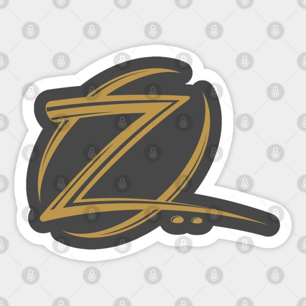 Letter Z Sticker by GeeTee